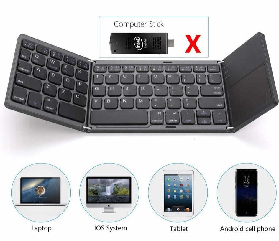 Clavier Résistant Pliable pour Productivité Mobile