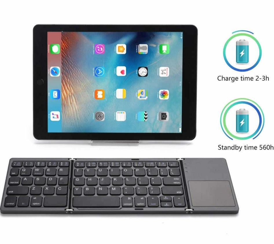 Clavier Résistant Pliable pour Productivité Mobile